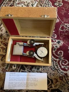 Baty Dial Gauge Extensometer Vintage In Original Case