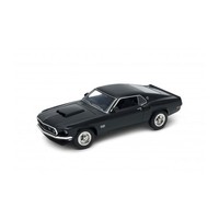 Welly Ford Mustang 429 Boss 1969 Schwarz 1:24