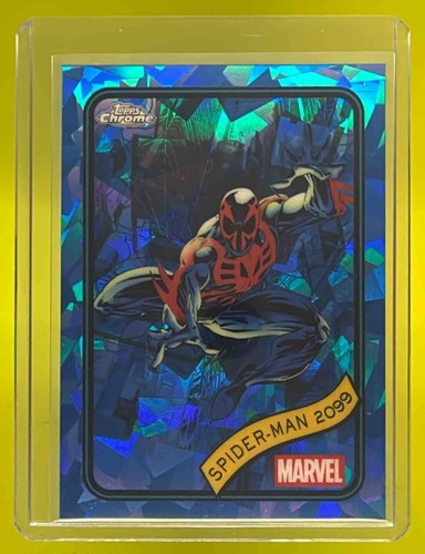 2025 Topps Non-Sport Chrome Marvel Sapphire Spider-Man 2099 #112