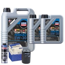 Motoröl 5W30 LIQUI MOLY Top Tec 4600 7L+MAHLE Ölfilter +Spülung