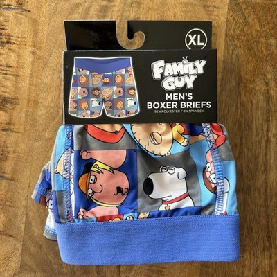 Men s Family Guy Boxer Briefs Size Xl Polyester And Spandex