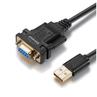 USB to RS232 Serial Adapter - FTDI Chipset, 6ft Cable