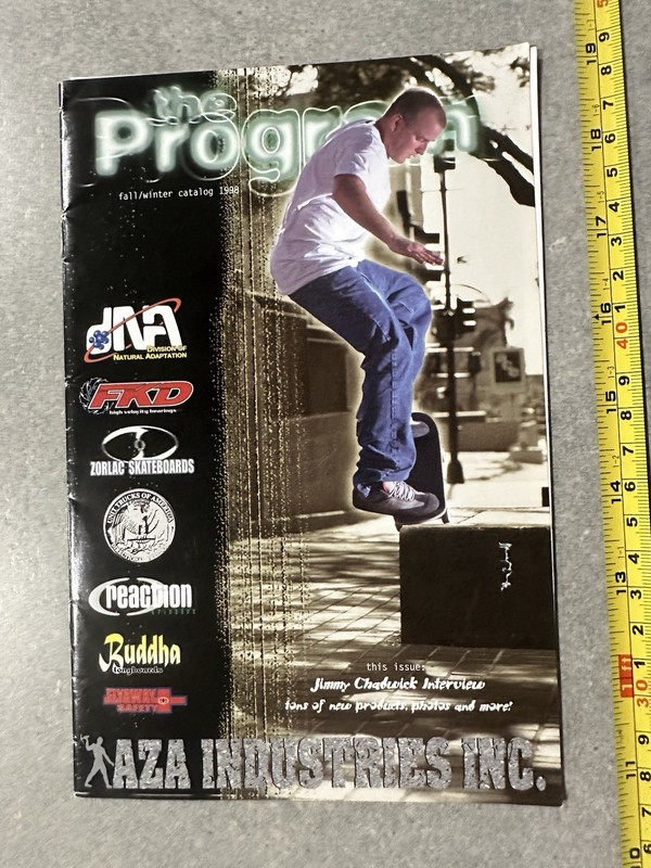 VINTAGE SKATEBOARD DNA ZORLAC BUDDA REACTION FALL/WINTER CATALOG 1998