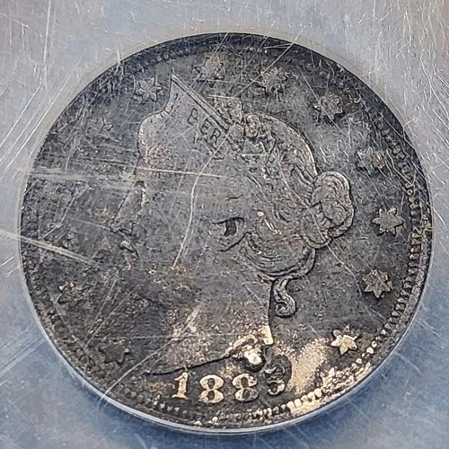 Key Date 1885 Liberty Head V Nickel 5c | NCS NGC Fine Details - Corroded