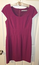 Marc New York Magenta Cocktail Dress Size 8 MD3X6443 Adjust Rear Double Zip Sexy