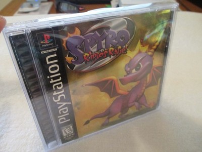 SPYRO 2 RIPTO'S RAGE PLAYSTATION PS1 BLACK LABEL COMPLETE HOLO *MINT DISC*