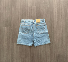 Vintage 90s Levi's 505 Medium Wash Denim Shorts Size 35 Made in USA