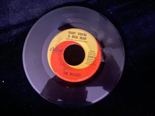45 RPM - ALL YOU NEED IS LOVE b/w  BABY YOUR A RICH MAN -BEATLES - CAPITOL  VG+
