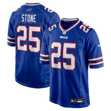 Buffalo Bills Geno Stone #25 Nike Men's Royal 2026 Official NFL Game Jersey