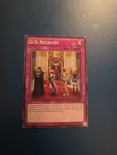 Yu-Gi-Oh D/D Recruits SDPD-EN033 Common 1st Ed Trap TCG