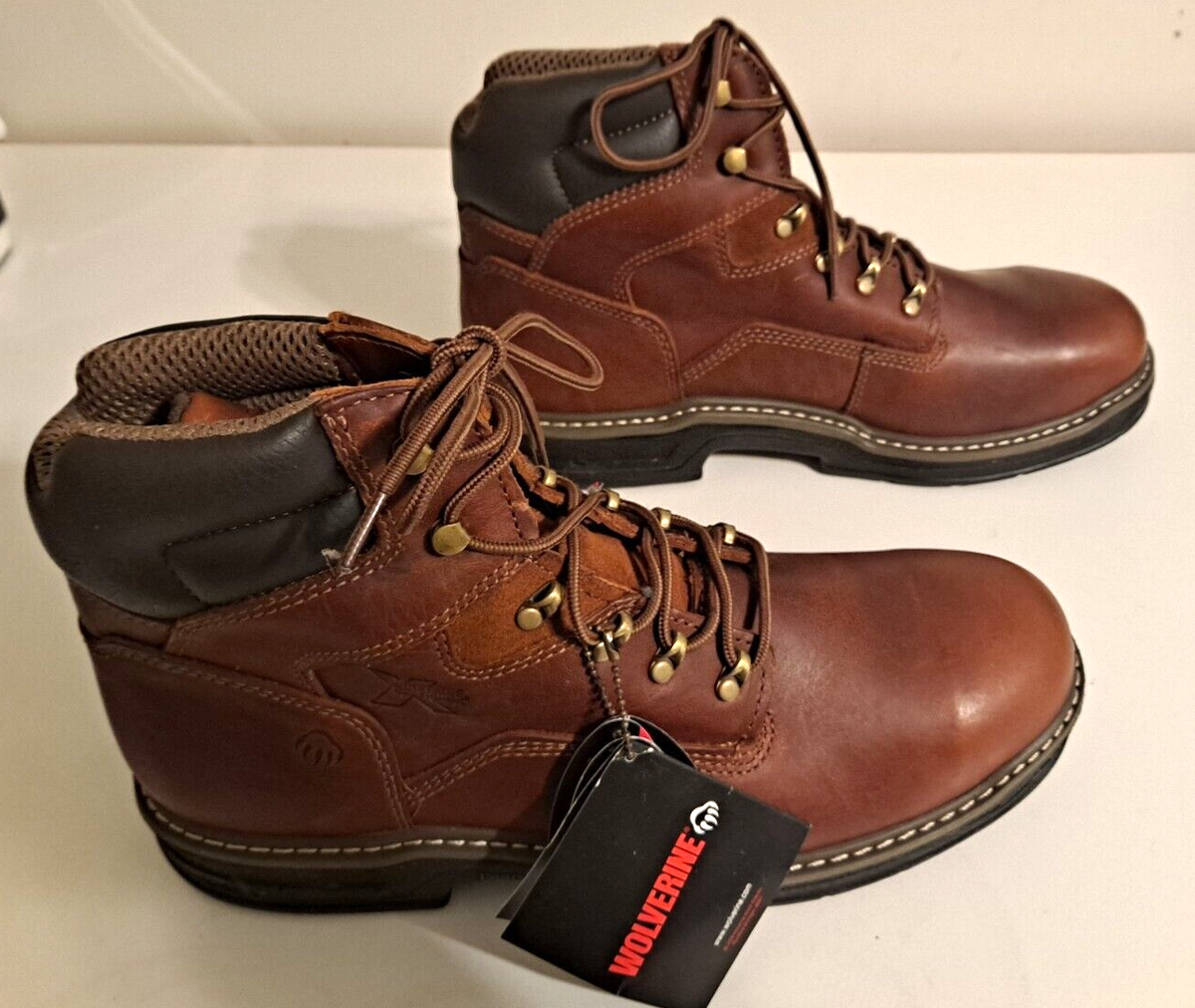 Wolverine Multishox boots NEW size 13M Steel Toe, EH Certified, Contour Welt  | eBay