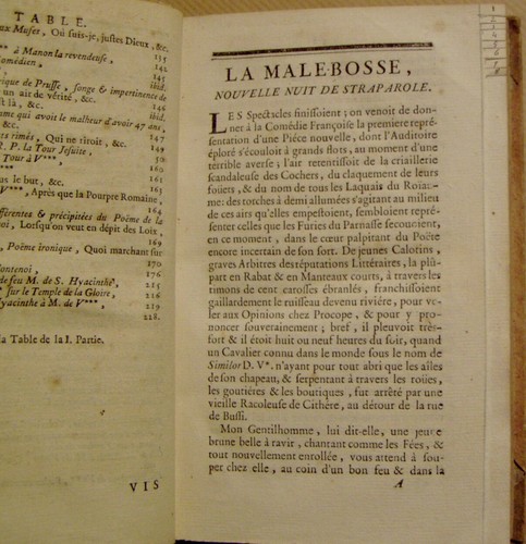 VOLTARIANE OU ELOGE AMPPHIGOURIQUES DE MARIE ARROUET - LA MALEBOSSE - 1749 - Picture 2 of 11