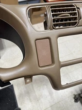 98-04 S10 BLAZER Sonoma Jimmy Dash Bezel A Bag Switch Delete Plate Insert TAN