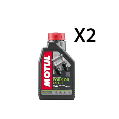2 Liter Hydrauliköl Für Gabeln Motul Fork Oil Expert SAE Medium Heavy 15W