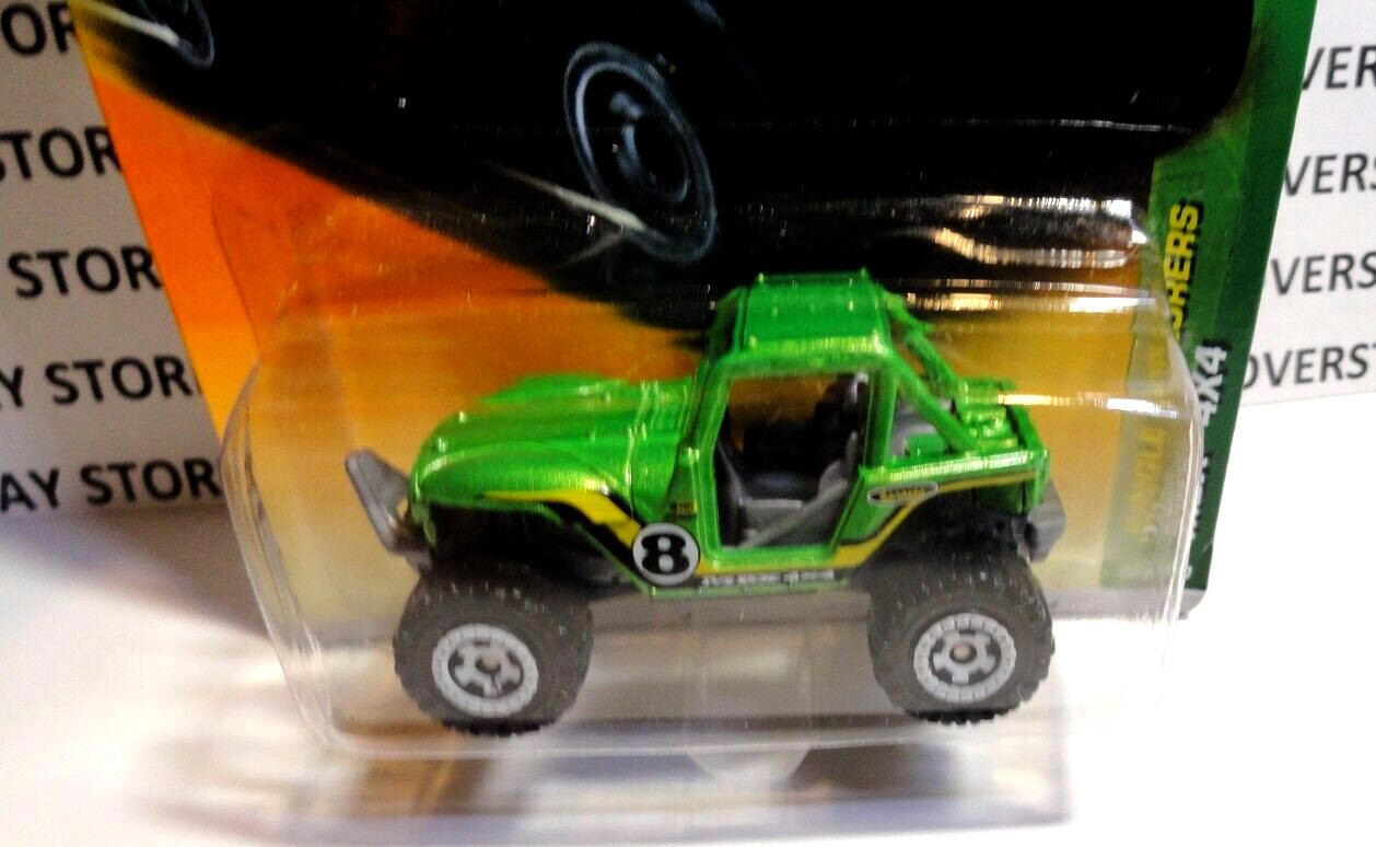 2011 MATCHBOX METALFLAKE GREEN MBX 4X4 "JEEP", JUNGLE EXPLORERS, MBX #99, VHTF
