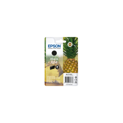 Epson Original 604 Ananas Schwarz Standard Druckerpatrone XP-2200 XP-2205