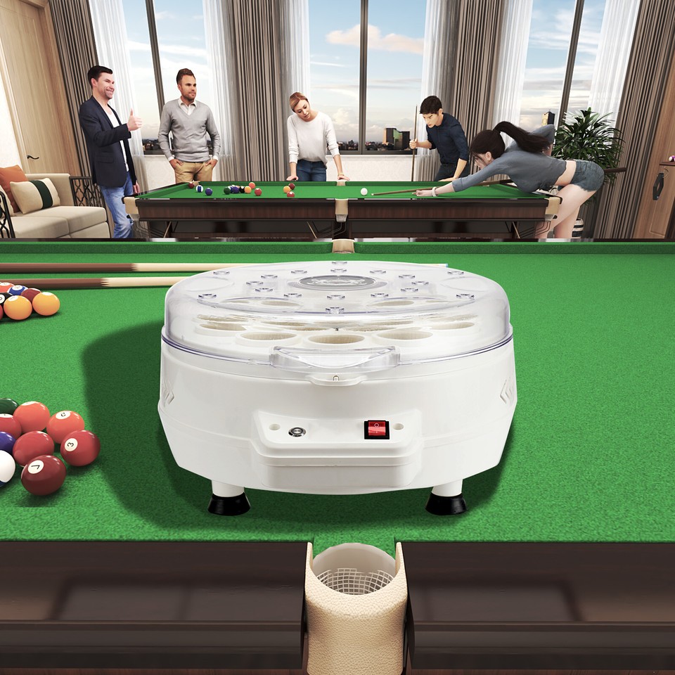 110V Snooker Pool Billiards Ball Cleaner Machine Cue Balls Cleaning