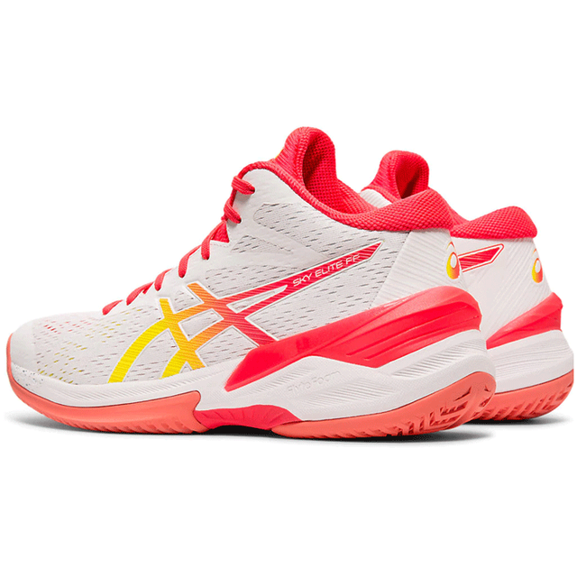 asics women's sky elite flytefoam mid top volleyball shoes