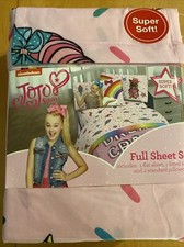 Nickelodeon JoJo Siwa 4-piece Full Size Sheet Set 100 Polyester