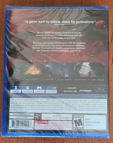 Control Ultimate Edition - PlayStation 4 (PS4 - NEW)