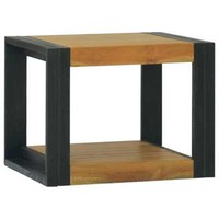 Wand-Badregal 45X45X35 Cm Massivholz Teak