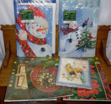 Assorted Various Size Unused Winter Holiday Christmas Gift Boxes