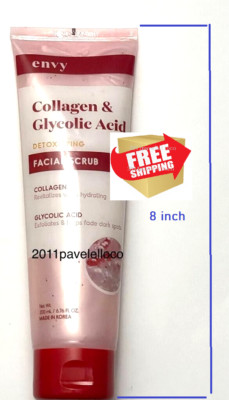envy Collagen & Glycolic Acid * 6.76 fl oz Detoxifying Facial Scrub