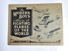 THE MODERN BOY'S (EMPTY) ALBUM OF FIGHTING PLANES OF THE WORLD 1930