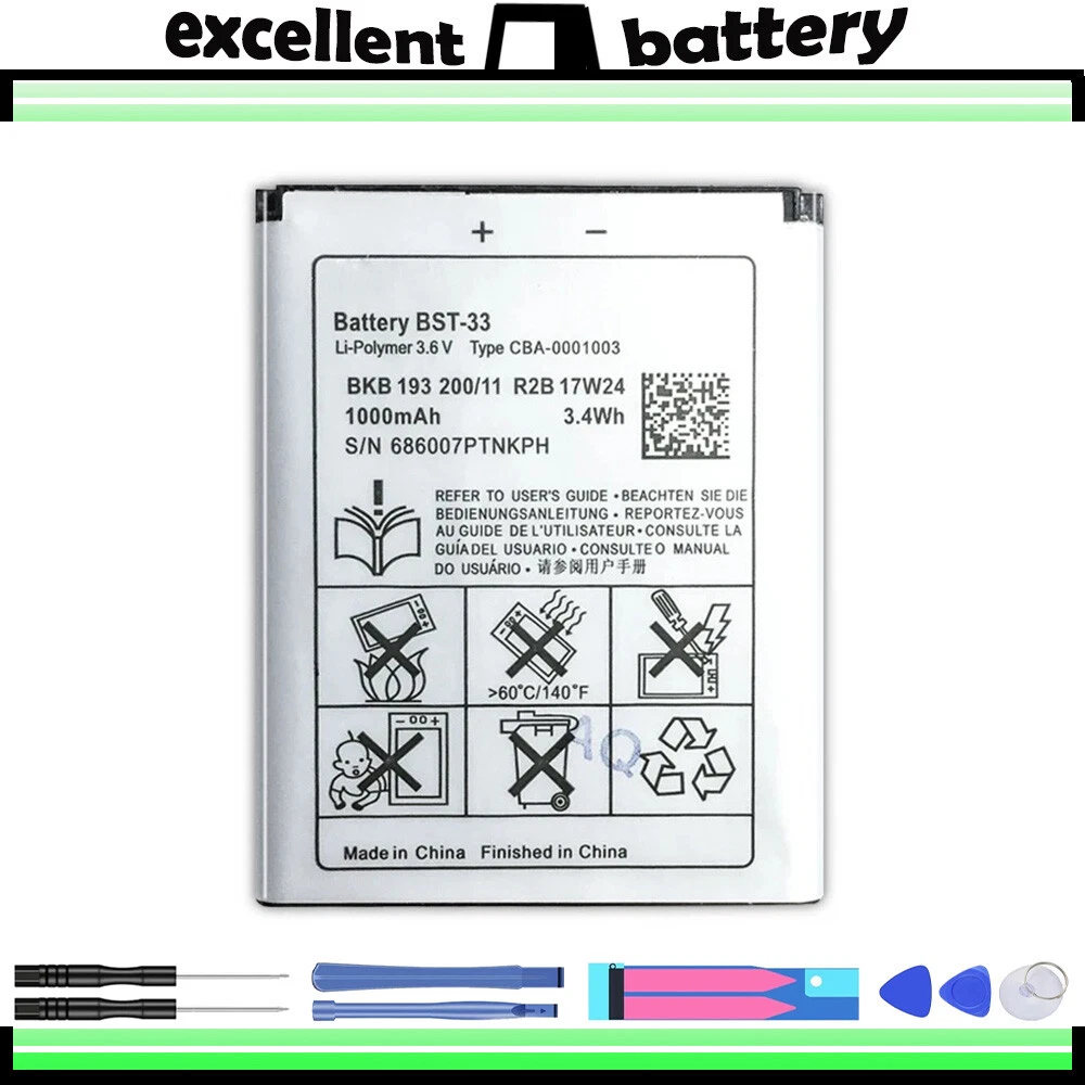 Batterie Originale SONY ERICSSON BST-33 - Neuf Sous Blister - Pour Modèles G705, G900, K530i...