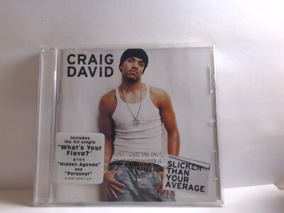 Craig David   Slicker Than Your Average (CD, US, 2002, Wildstar) BA852