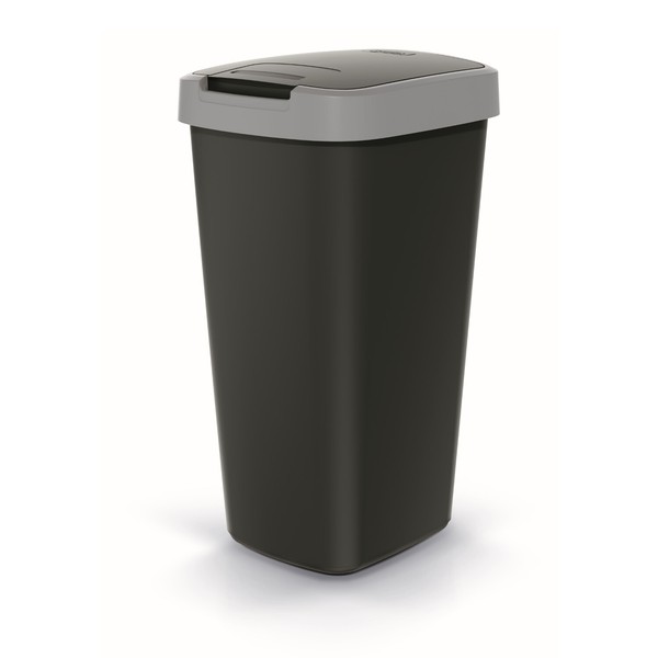 Cubo de basura reciclable 25L con tapa, diseño delgado y 5 colores