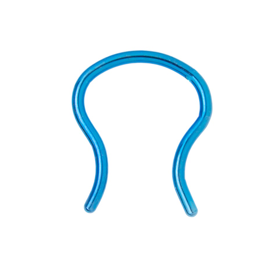 16G Septum Nose Rings Titanium Plated Surgical Steel Septum Piercings Retainer