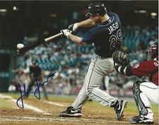 John Jaso 2008-2011 2015 Tampa Bay Rays Signed Autographed 8x10 Photo COA