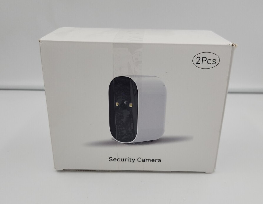 Security Camera 2.5K HD Waterproof Motion 2way Audio Night Vision Xvim 2pk New