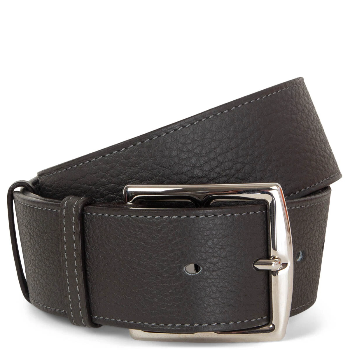 Grey top hermes belt