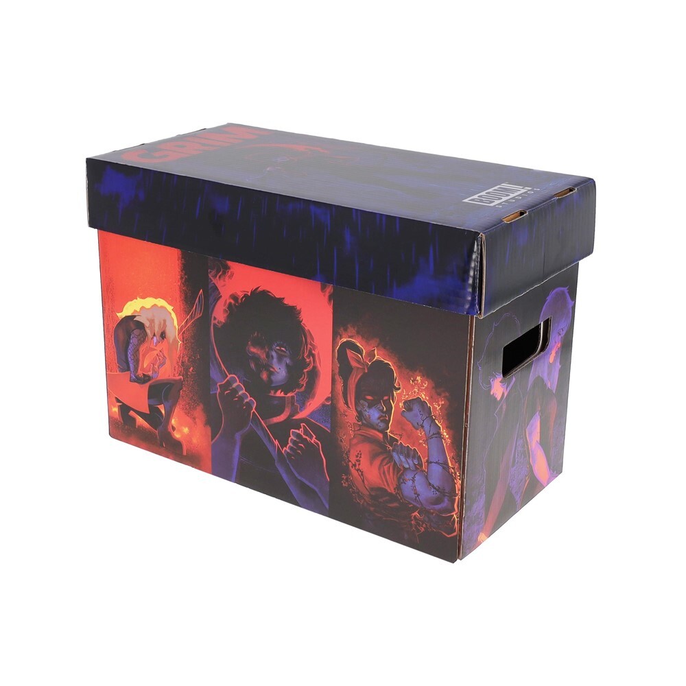 BCW Short Cardboard Comic Book Storage Box with Boom Studios GRIM