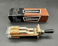 Vintage NOS Switchcraft 160312D Three-Position Switch New Old Stock Original Box