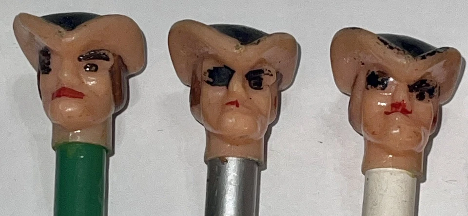 Lote De Colección De 7 Payasos Piratas Paul Revere? Topper y lápices para cabeza de lápiz Foto 3 de 4