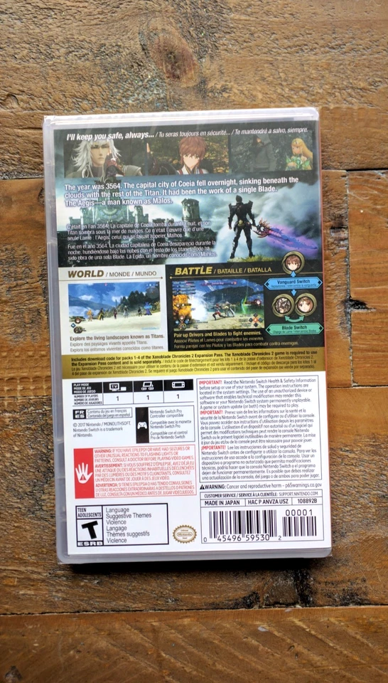 NEW ✹ Xenoblade Chronicles 2 Torna ✹ Nintendo Switch Game ✹ Factory Sealed ✹ USA - Image 2 of 3