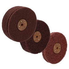 6" Fine / Medium / Coarse Abrasive Scotch Mop Rust Paint Removal Polishing