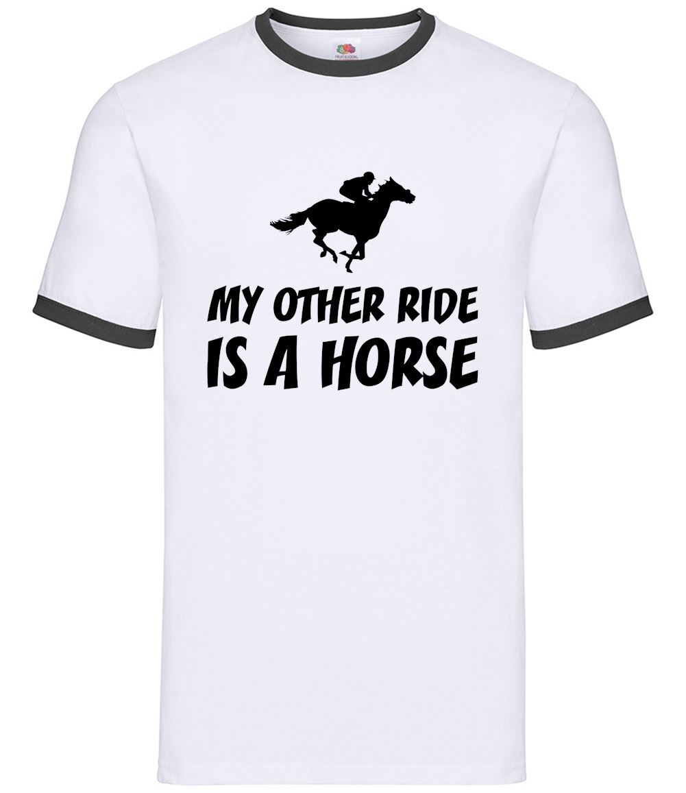 ALTRA My Other Ride Is A Horse Giocatore da uomo Cavalli Equitazione Fantino Love