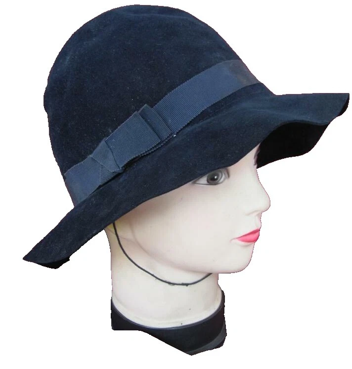 Sombreros vintage de mujer velour 1930s década