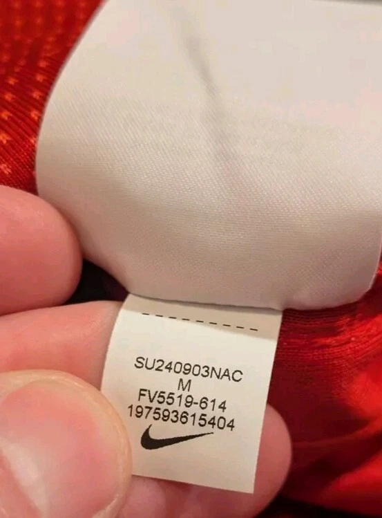 Camiseta deportiva de baloncesto roja rara Nike Limited Team USA Embers of Dynasty FV5519-614 Foto 4 de 4