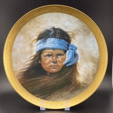 Gregory Perillo "Apache Boy" Collector's Plate  10.5" Plate Numbered Vintage