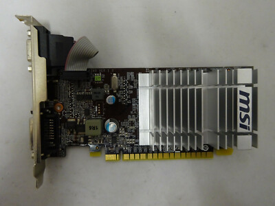 MSI  GeFORCE8400 GS 512MB SDRAM PCI-E SILENT  GRAFIKKARTE DVI VGA #GK136