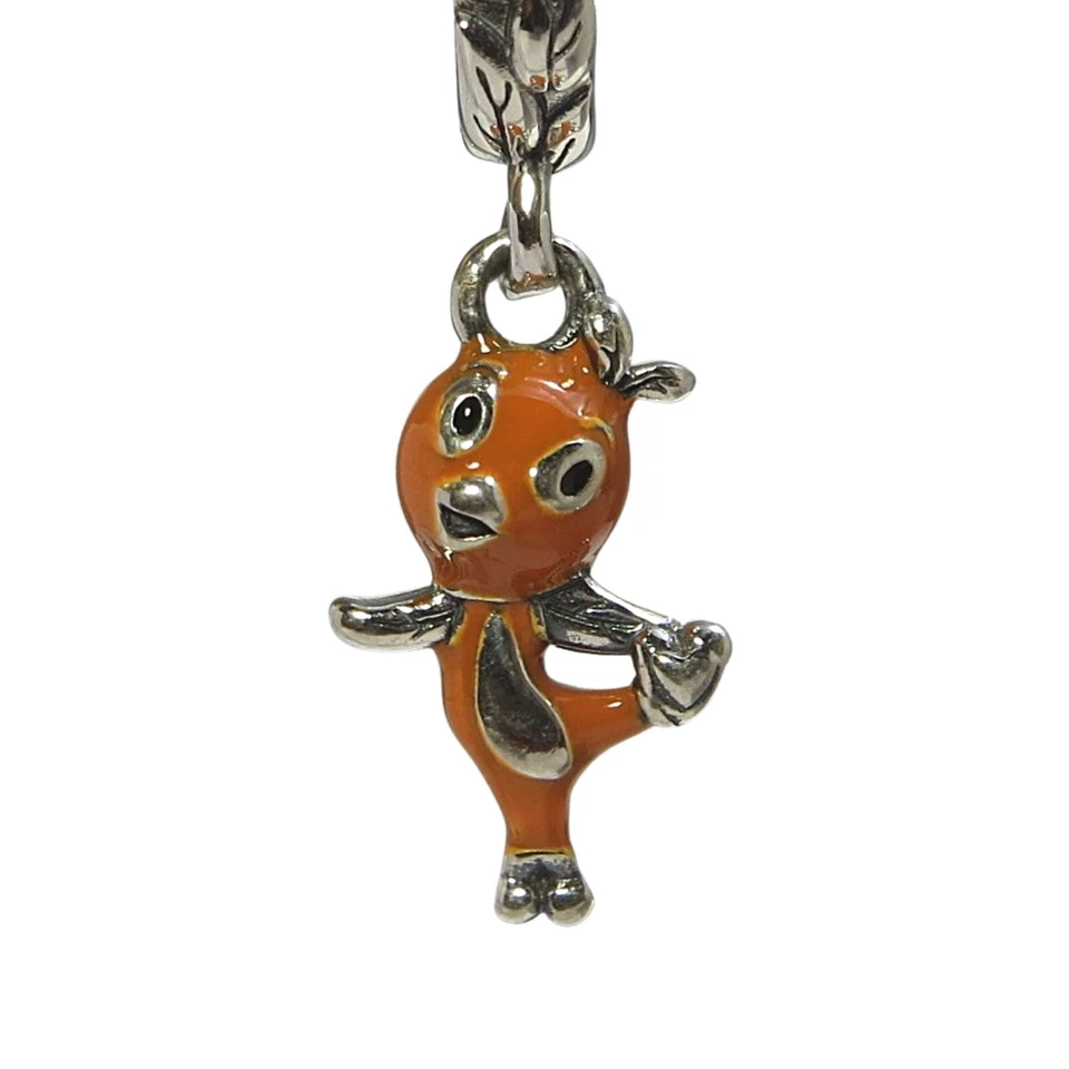 Pandora RARO! Dije de pájaro naranja festival flor/jardín Disney Epcot 2024 798877CO1 Foto 2 de 4