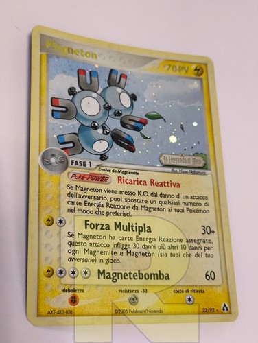 Magneton ® EX Leggenda di Mew 22/92 ® STAMP Holo Foil ® Pokemon ® Italiano ® EX - Picture 3 of 6