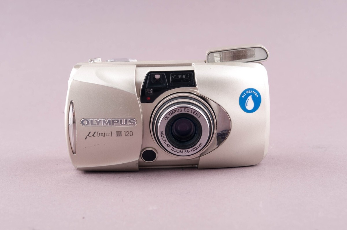 OLYMPUS μ-Ⅲ 120 Olympus MJU III 120 Quartz Date 35mm Point & Shoot Film Camera