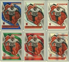 2021 Rookies & Stars Jeremiah Owusu-Koramoah RC Lot (x6) Green Pulsar/25
