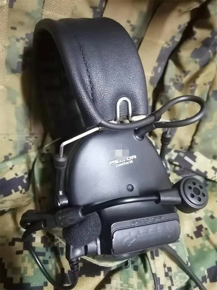 US! Tactical Comtac-III C3 XPI VI Headset C5 C6 Version For PRC 148 152 Radio - Image 4 of 4